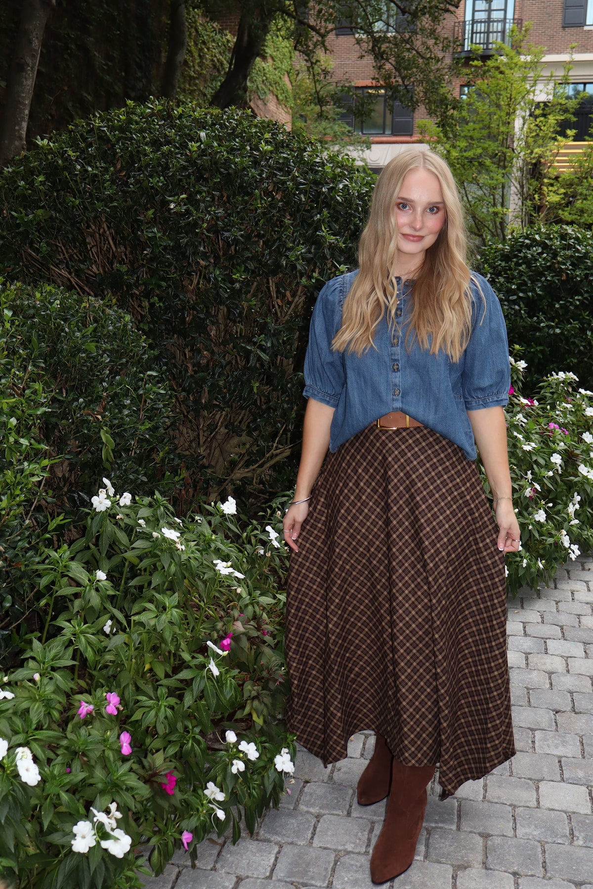 Autumn Leaves Falling Skirt